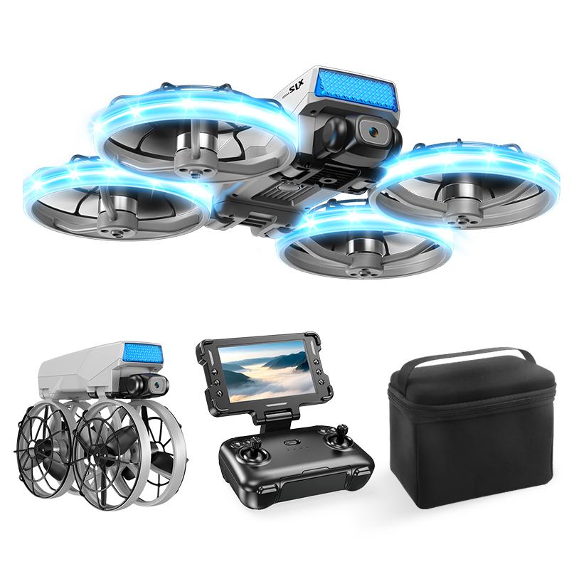 Drone Kit Tricopter - AXNEN XJ2 Mini Kamera Drone, Katlanabilir