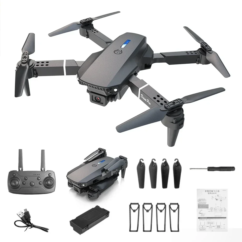 4K HD Kamera E88 Mini Drone Wi - Drone Kit Tricopter incelemesi ve fiyatı